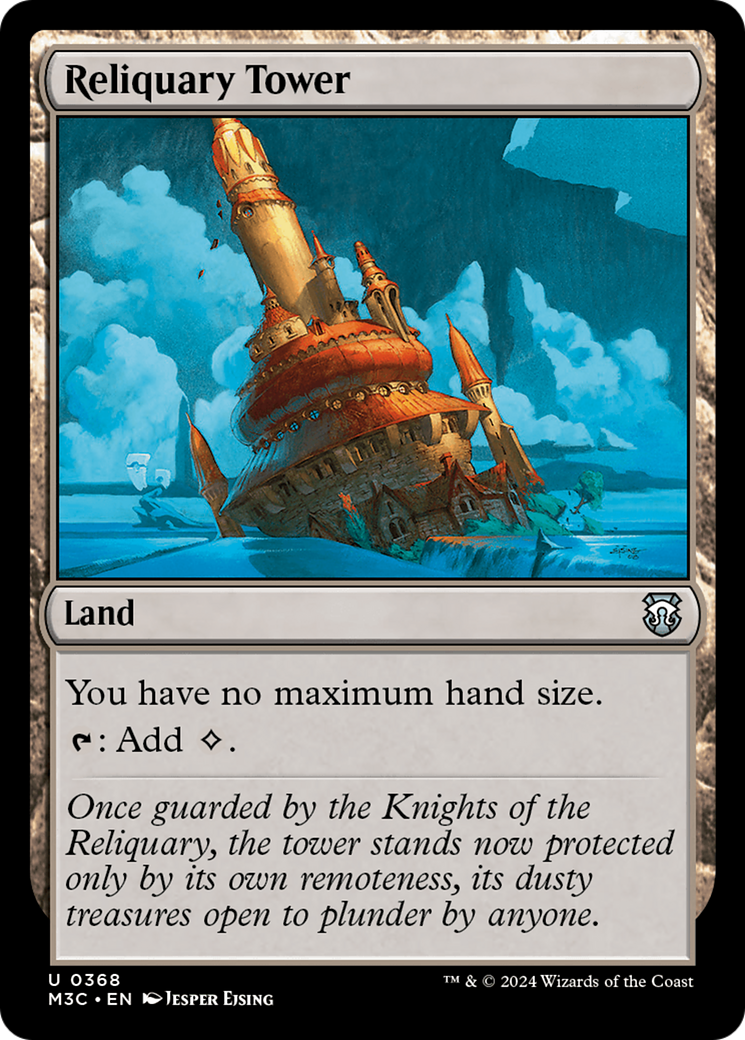 Reliquary Tower (Ripple Foil) [Modern Horizons 3 Commander] | Jomio and Rueliete's Cards and Comics