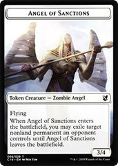 Angel of Sanctions // Horror Double-Sided Token [Commander 2019 Tokens] | Jomio and Rueliete's Cards and Comics