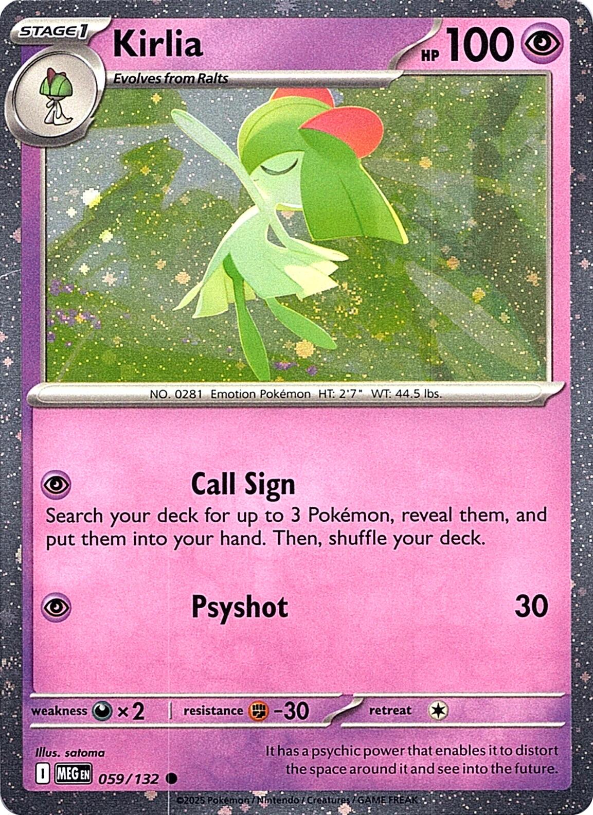 Kirlia (059/132) (Cosmos Holo) [Miscellaneous Cards] | Jomio and Rueliete's Cards and Comics