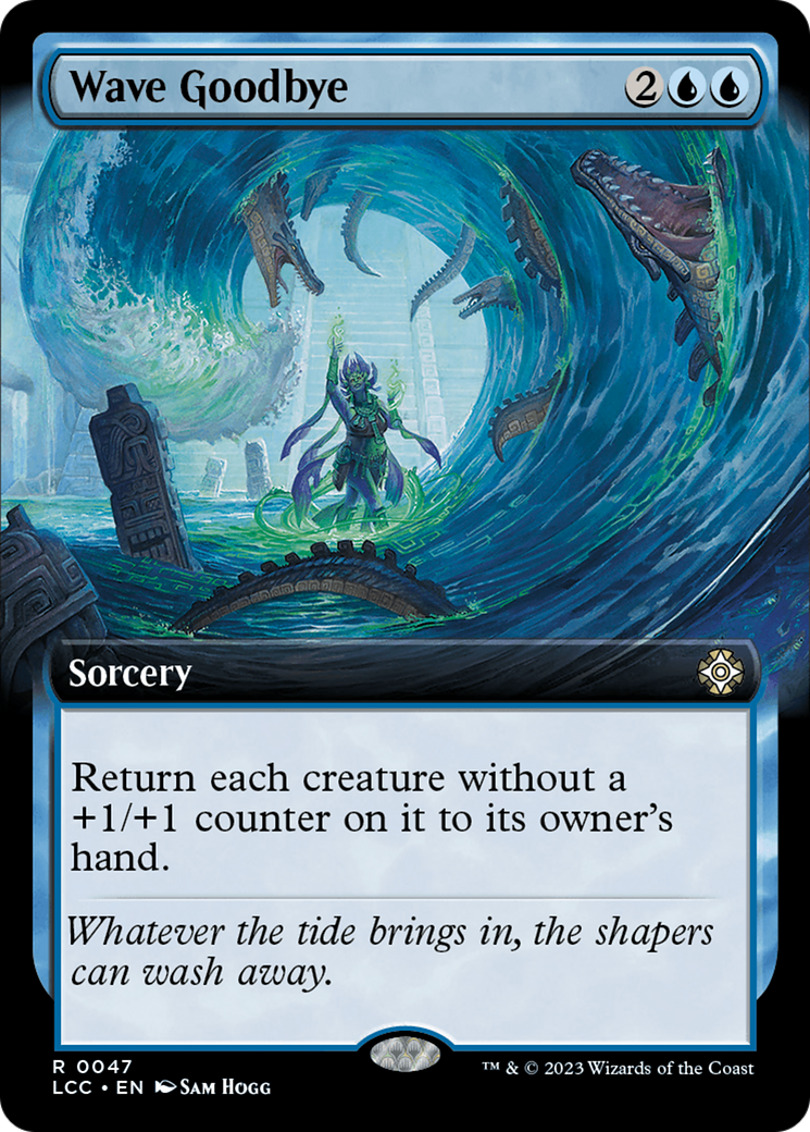 Wave Goodbye (Extended Art) [The Lost Caverns of Ixalan Commander] | Jomio and Rueliete's Cards and Comics