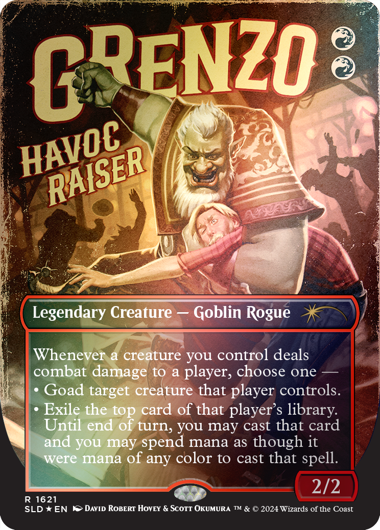 Grenzo, Havoc Raiser (Rainbow Foil) [Secret Lair Drop Series] | Jomio and Rueliete's Cards and Comics