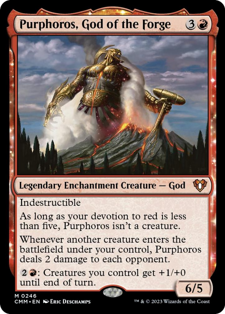 Purphoros, God of the Forge [Commander Masters] | Jomio and Rueliete's Cards and Comics