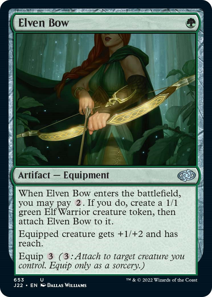 Elven Bow [Jumpstart 2022] | Jomio and Rueliete's Cards and Comics