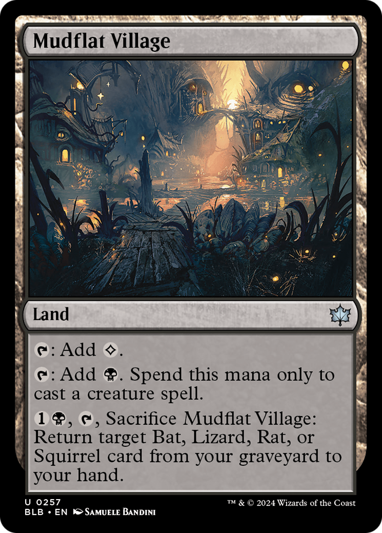 Mudflat Village [Bloomburrow] | Jomio and Rueliete's Cards and Comics