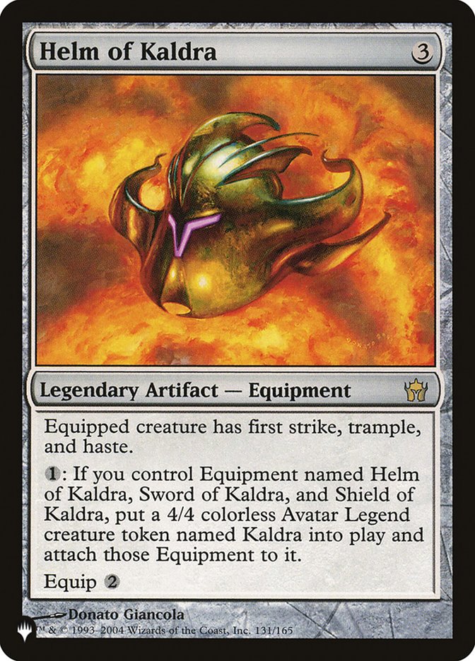 Helm of Kaldra [The List] | Jomio and Rueliete's Cards and Comics