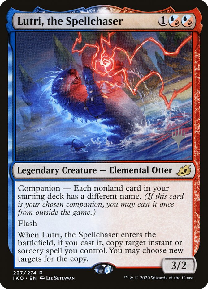 Lutri, the Spellchaser (Promo Pack) [Ikoria: Lair of Behemoths Promos] | Jomio and Rueliete's Cards and Comics