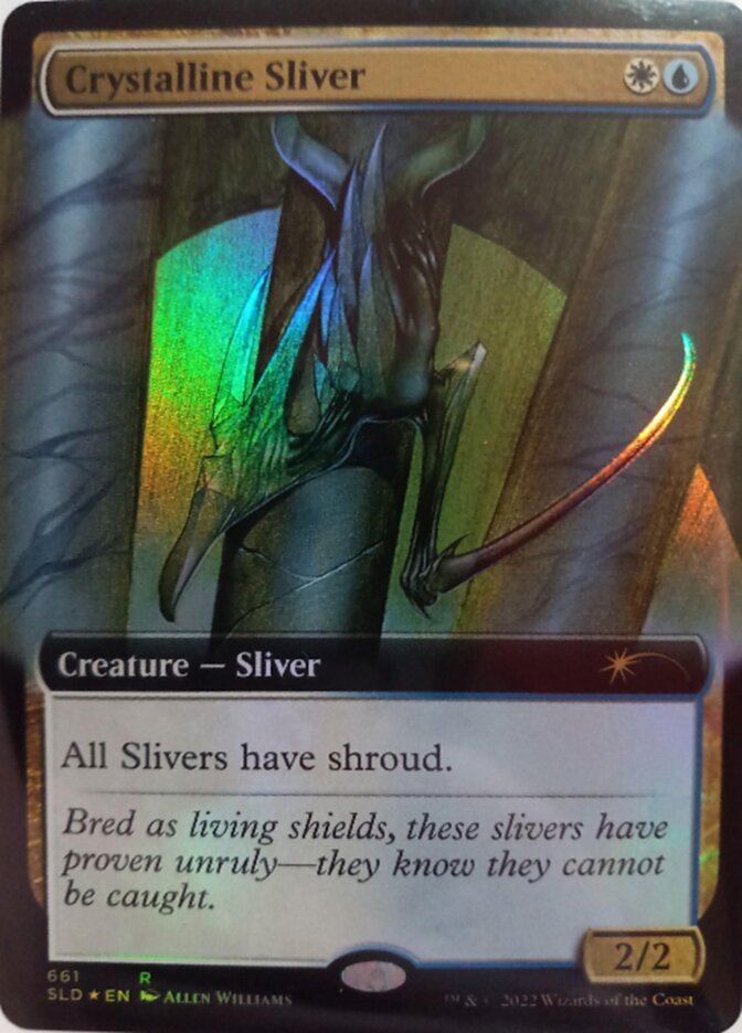 Crystalline Sliver (Extended Art) [Secret Lair Drop Promos] | Jomio and Rueliete's Cards and Comics
