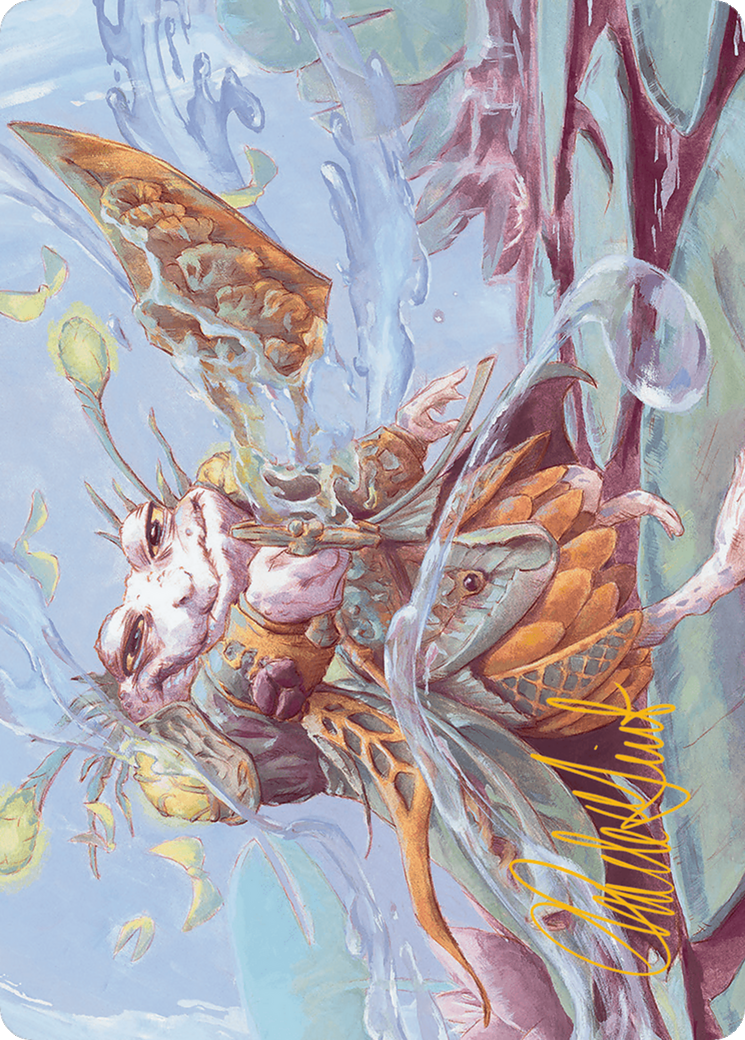 Glarb, Calamity's Augur Art Card (Gold-Stamped Signature) [Bloomburrow Art Series] | Jomio and Rueliete's Cards and Comics
