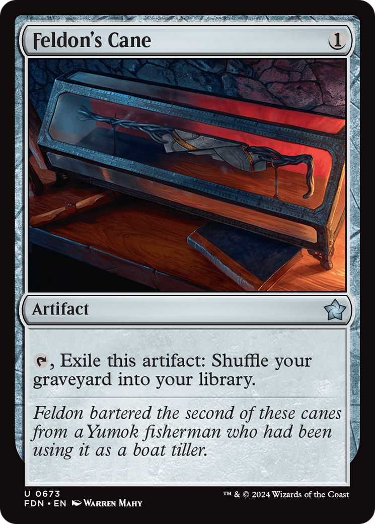 Feldon's Cane [Foundations] | Jomio and Rueliete's Cards and Comics
