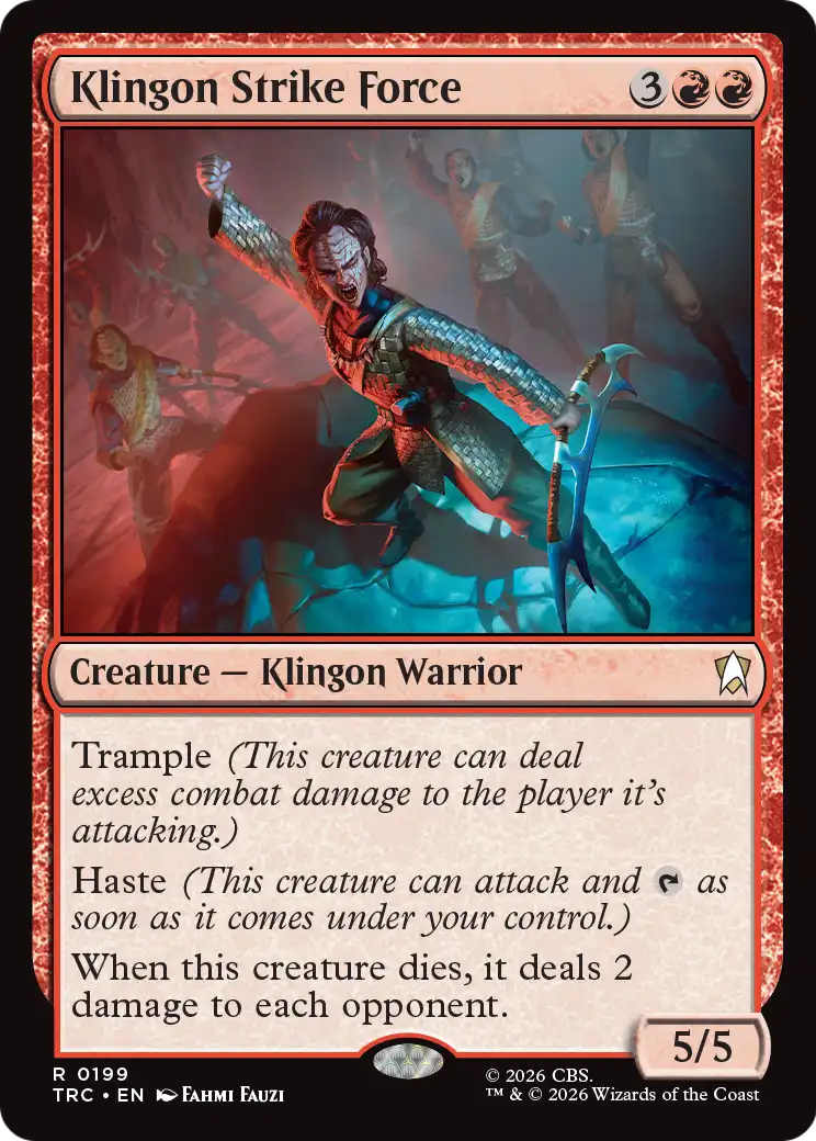 Klingon Strike Force [Star Trek Commander] | Jomio and Rueliete's Cards and Comics