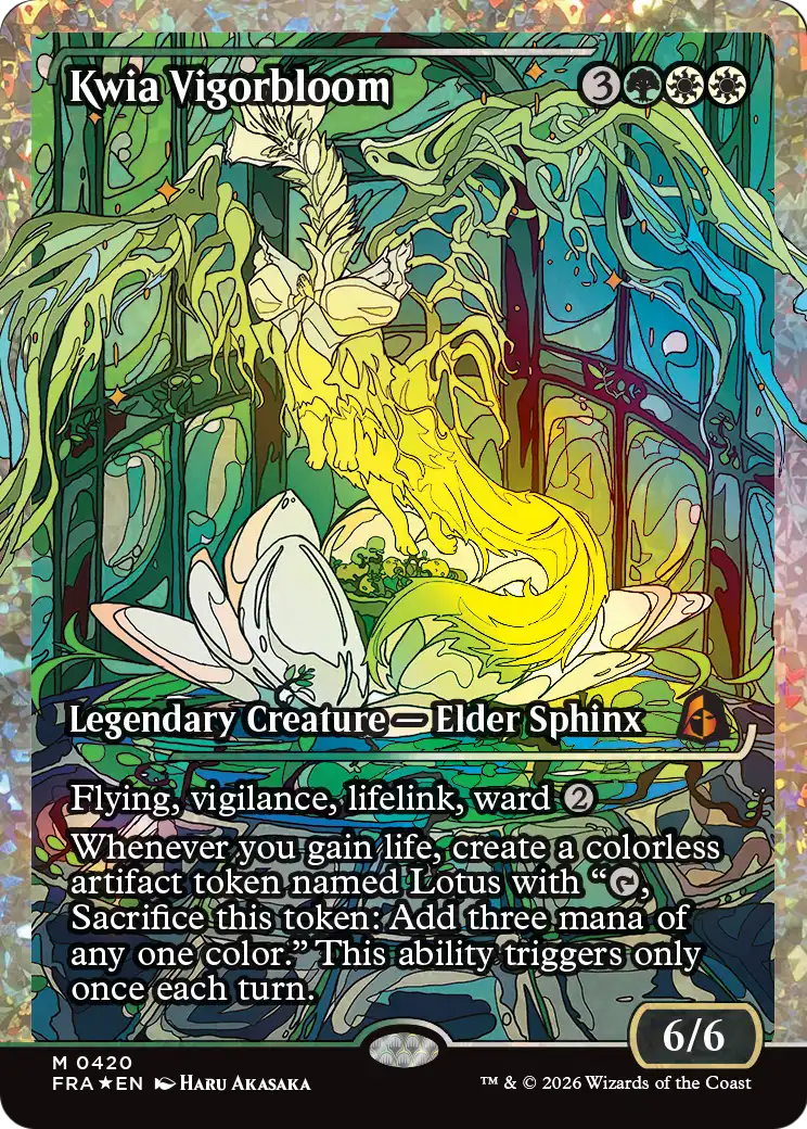 Kwia Vigorbloom (Showcase) (Fracture Foil) (0420) [Reality Fracture] | Jomio and Rueliete's Cards and Comics