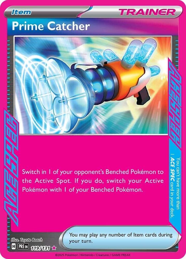 Prime Catcher (119/131) [Scarlet & Violet: Prismatic Evolutions] | Jomio and Rueliete's Cards and Comics