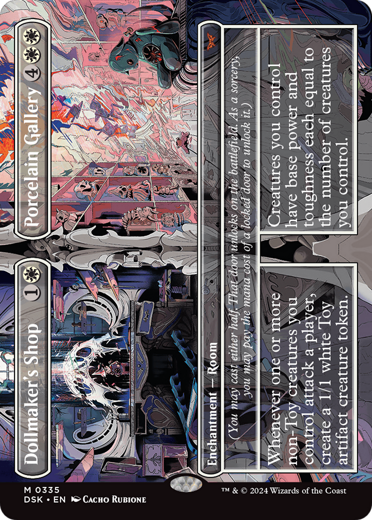 Dollmaker's Shop // Porcelain Gallery (Borderless) [Duskmourn: House of Horror] | Jomio and Rueliete's Cards and Comics