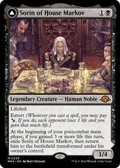 Sorin of House Markov // Sorin, Ravenous Neonate [Modern Horizons 3] | Jomio and Rueliete's Cards and Comics