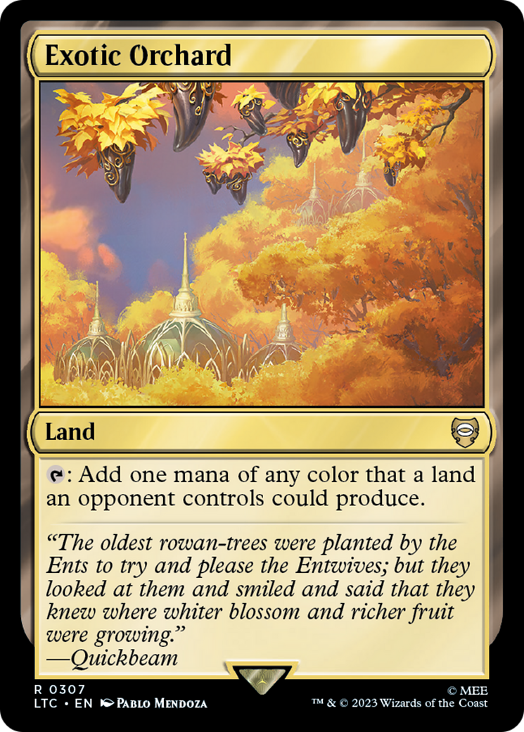 Exotic Orchard [The Lord of the Rings: Tales of Middle-Earth Commander] | Jomio and Rueliete's Cards and Comics