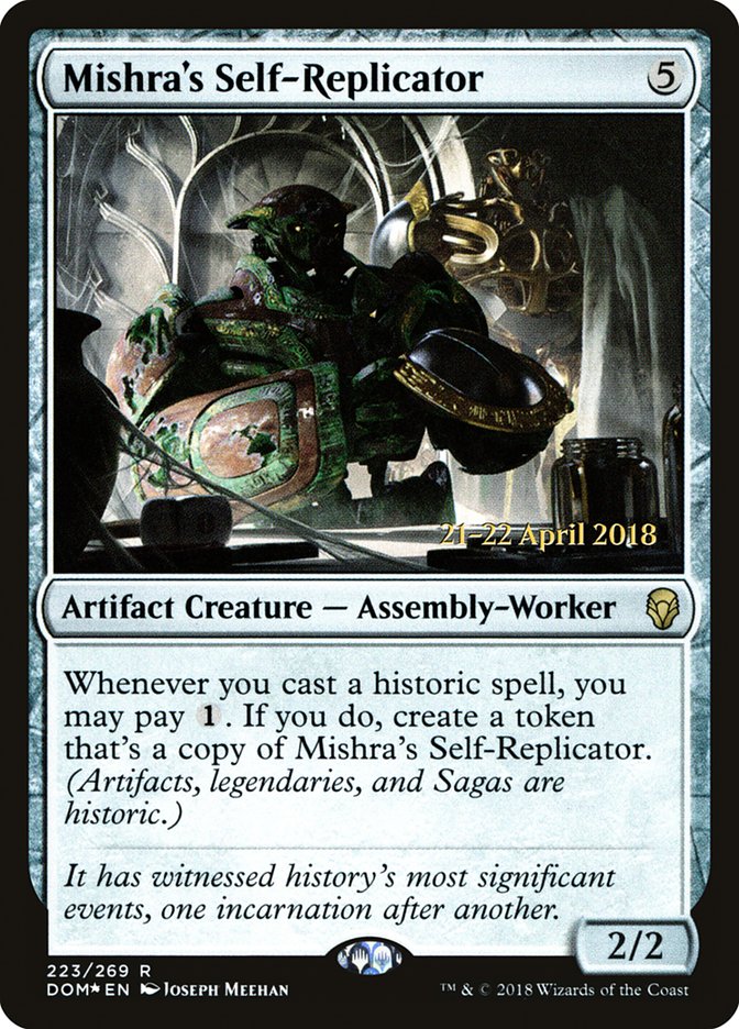 Mishra's Self-Replicator [Dominaria Prerelease Promos] | Jomio and Rueliete's Cards and Comics