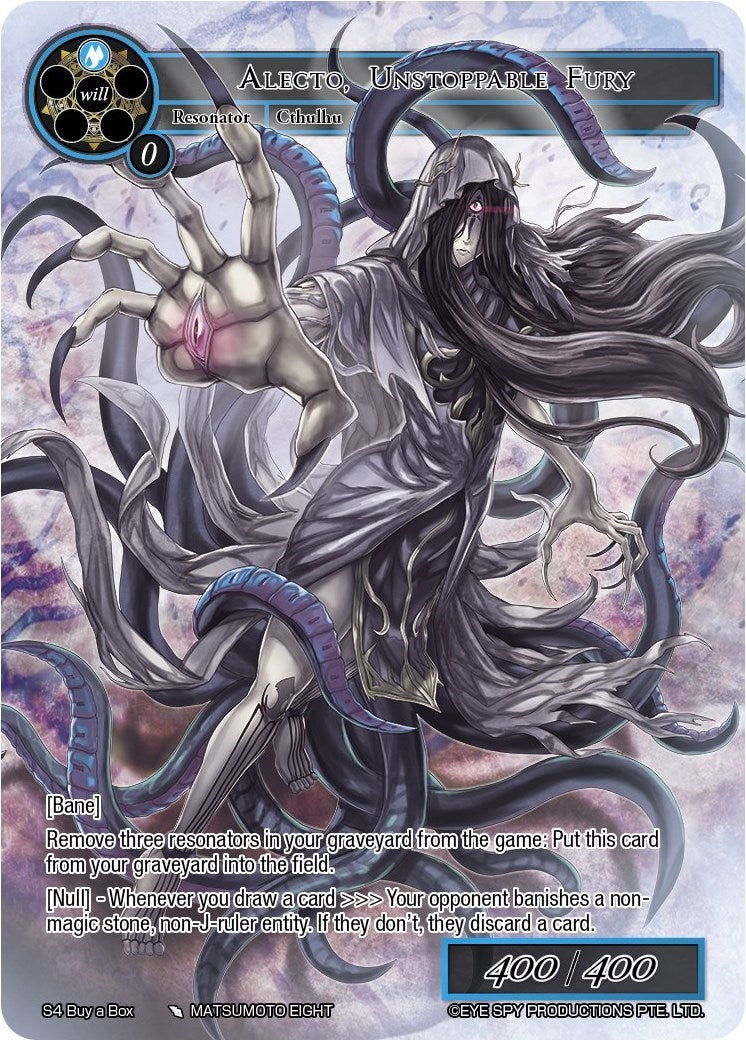 Alecto, Unstoppable Fury (S4 Buy a Box) [Promo Cards] | Jomio and Rueliete's Cards and Comics