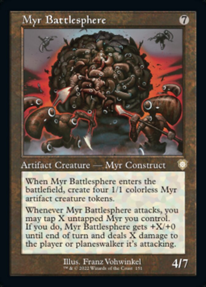 Myr Battlesphere (Retro) [The Brothers' War Commander] | Jomio and Rueliete's Cards and Comics