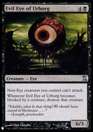 Evil Eye of Urborg [The List] | Jomio and Rueliete's Cards and Comics