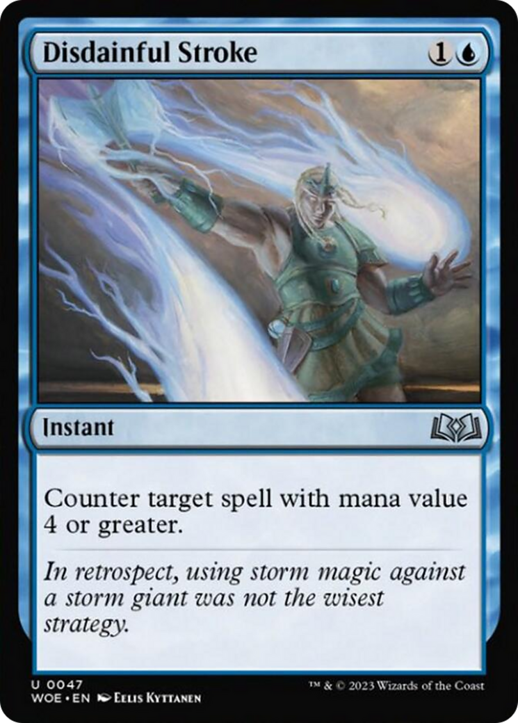 Disdainful Stroke [Wilds of Eldraine] | Jomio and Rueliete's Cards and Comics