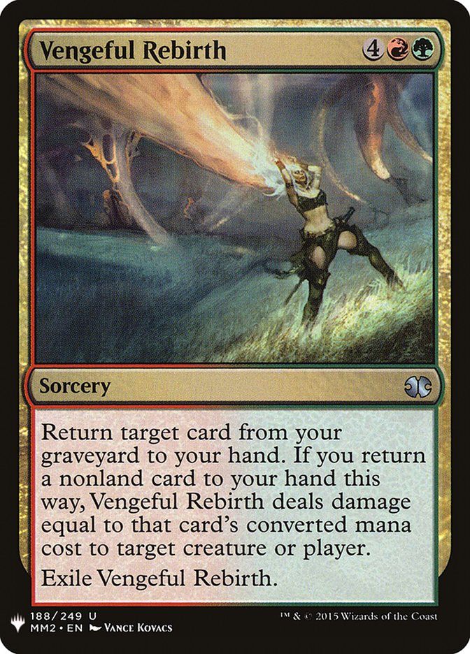 Vengeful Rebirth [Mystery Booster] | Jomio and Rueliete's Cards and Comics
