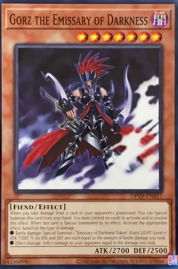 Gorz the Emissary of Darkness [OP19-EN017] Common | Jomio and Rueliete's Cards and Comics