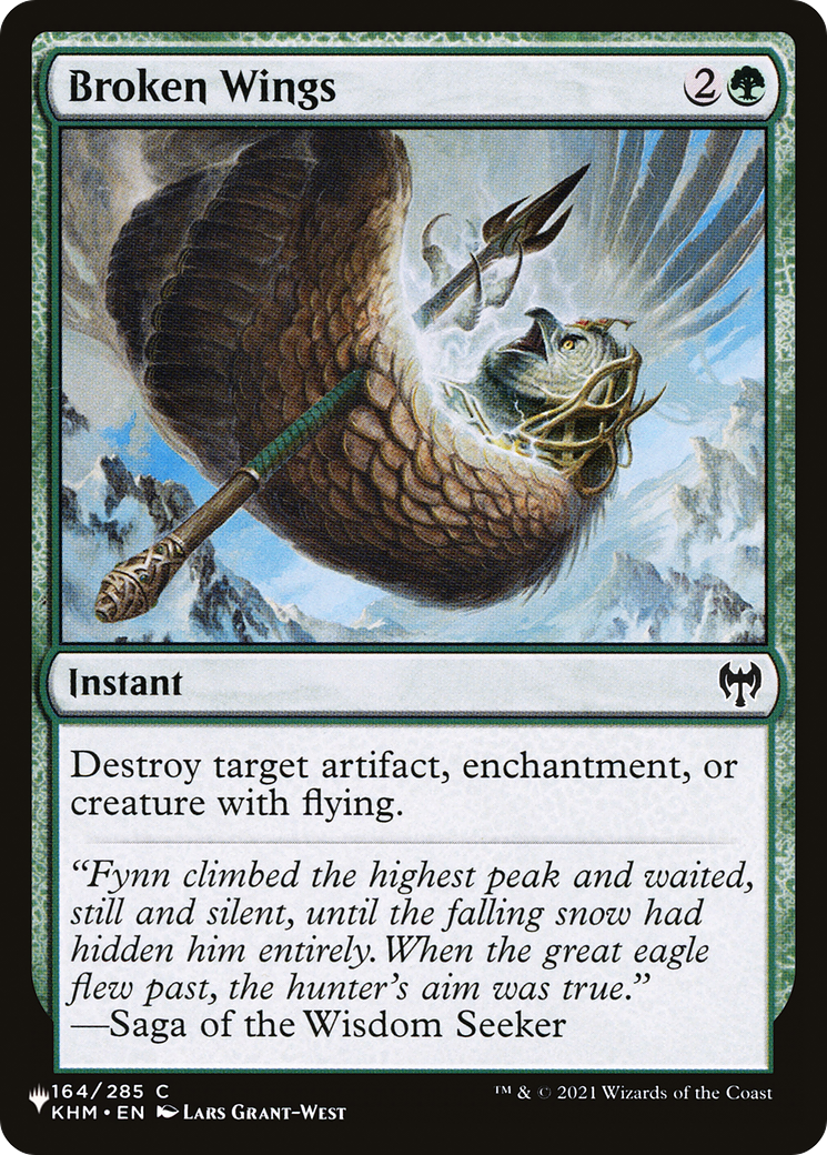 Broken Wings [The List] | Jomio and Rueliete's Cards and Comics