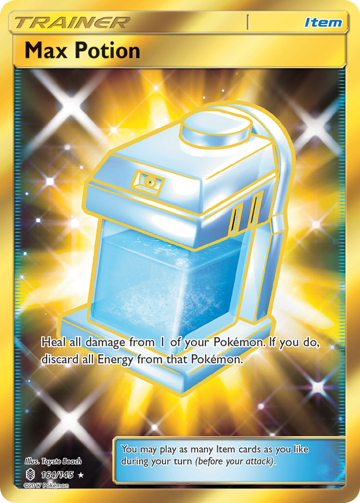 Max Potion (164/145) [Sun & Moon: Guardians Rising] | Jomio and Rueliete's Cards and Comics