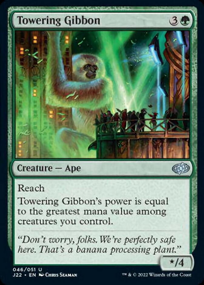 Towering Gibbon [Jumpstart 2022] | Jomio and Rueliete's Cards and Comics