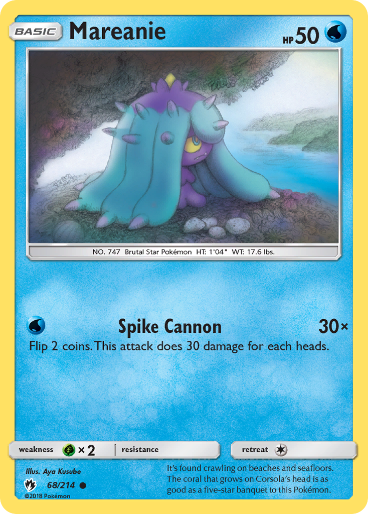 Mareanie (68/214) [Sun & Moon: Lost Thunder] | Jomio and Rueliete's Cards and Comics