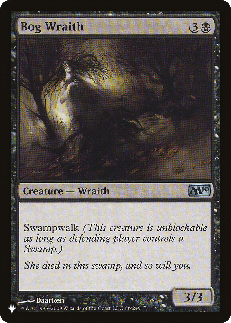 Bog Wraith [The List] | Jomio and Rueliete's Cards and Comics