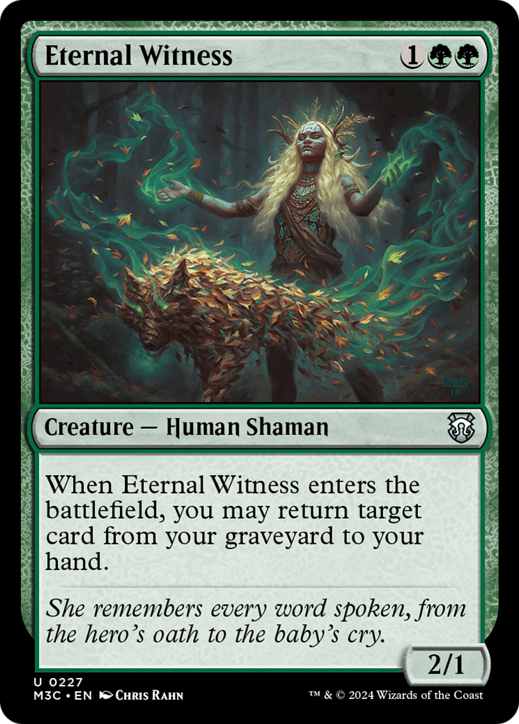 Eternal Witness (Ripple Foil) [Modern Horizons 3 Commander] | Jomio and Rueliete's Cards and Comics