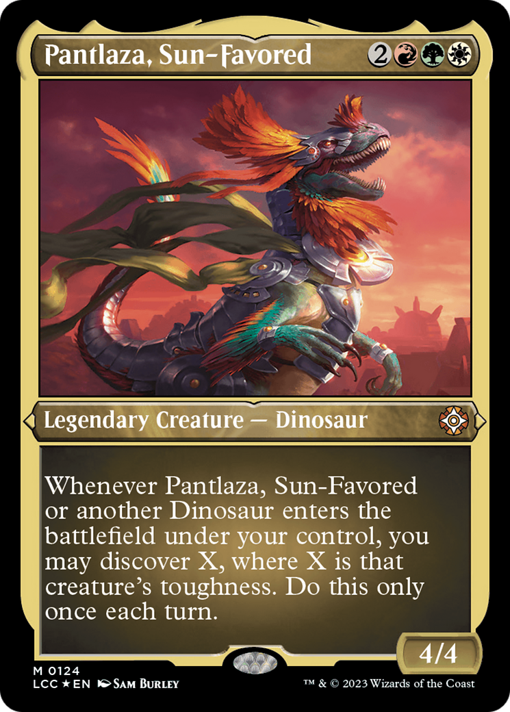 Pantlaza, Sun-Favored (Display Commander) [The Lost Caverns of Ixalan Commander] | Jomio and Rueliete's Cards and Comics