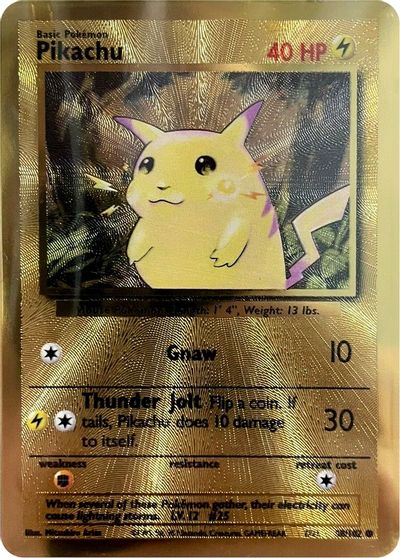 Pikachu (58/102) (Celebrations Metal Card) [Celebrations: 25th Anniversary] | Jomio and Rueliete's Cards and Comics