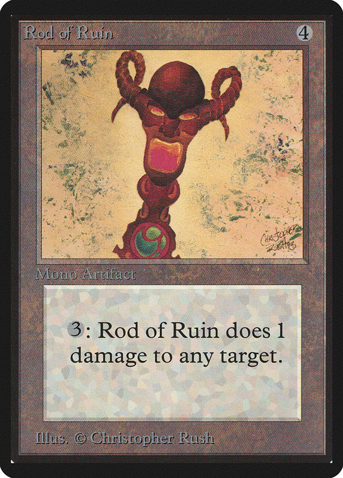 Rod of Ruin [Beta Edition] | Jomio and Rueliete's Cards and Comics