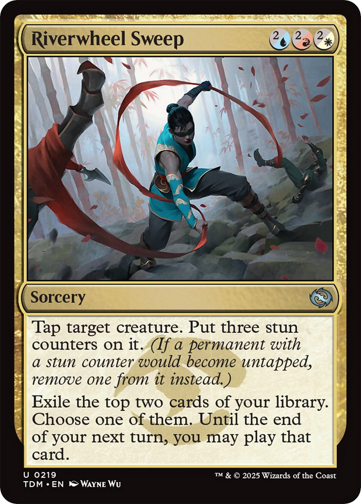 Riverwheel Sweep [Tarkir: Dragonstorm] | Jomio and Rueliete's Cards and Comics