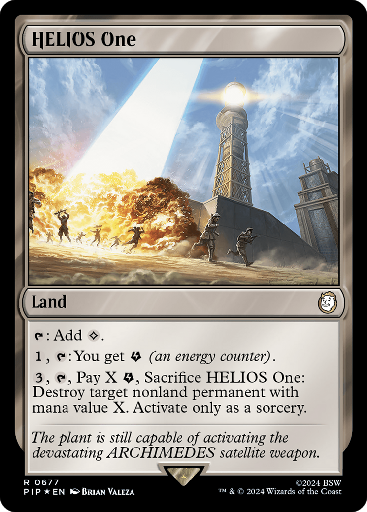 HELIOS One (Surge Foil) [Fallout] | Jomio and Rueliete's Cards and Comics