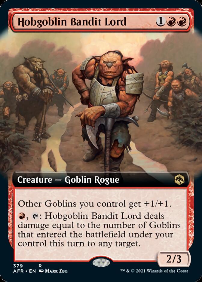Hobgoblin Bandit Lord (Extended Art) [Dungeons & Dragons: Adventures in the Forgotten Realms] | Jomio and Rueliete's Cards and Comics