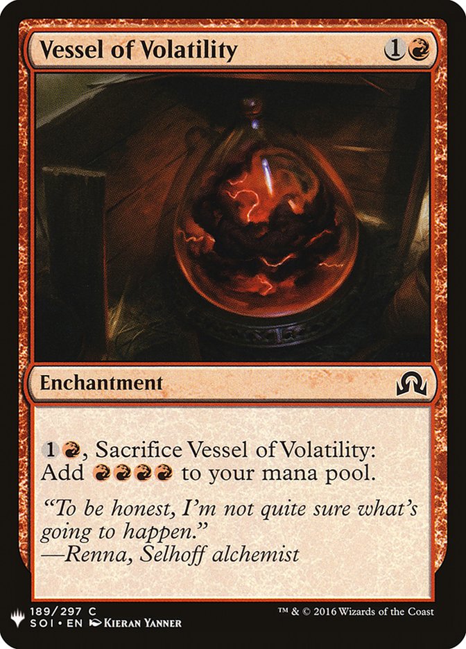 Vessel of Volatility [Mystery Booster] | Jomio and Rueliete's Cards and Comics
