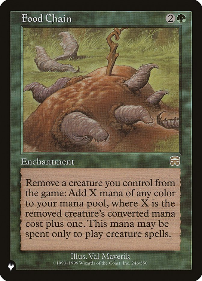 Food Chain [The List] | Jomio and Rueliete's Cards and Comics
