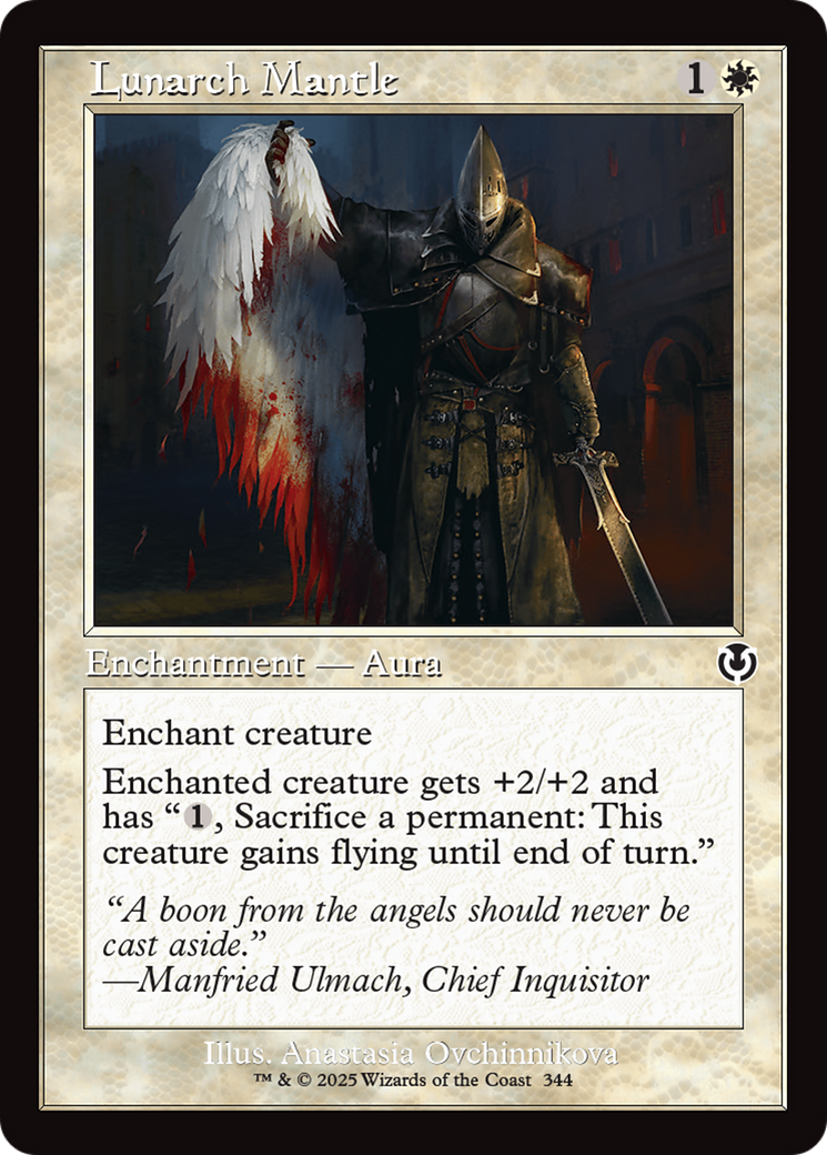 Lunarch Mantle (Retro Frame) [Innistrad Remastered] | Jomio and Rueliete's Cards and Comics