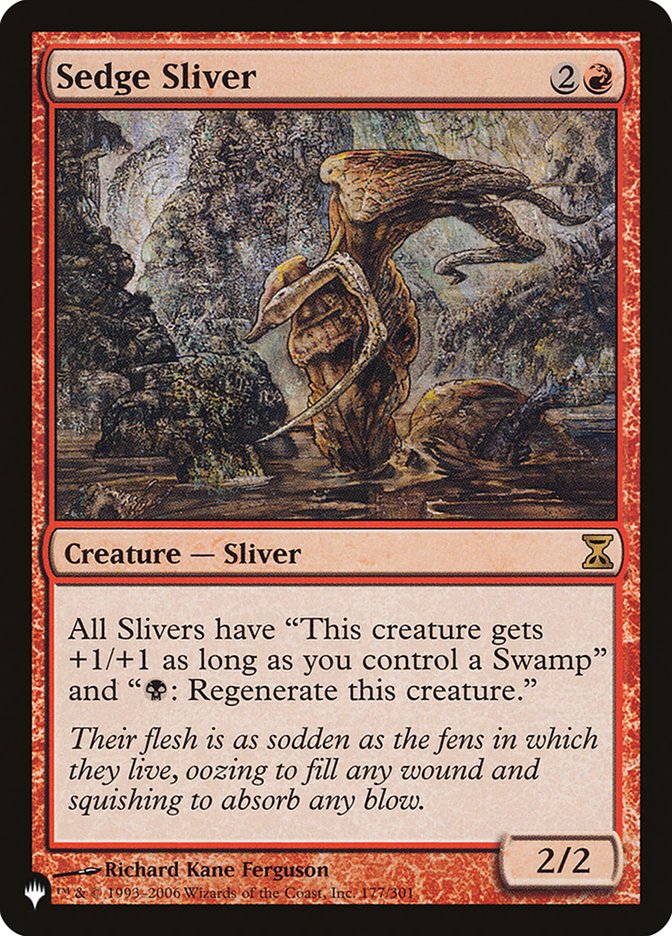 Sedge Sliver [The List] | Jomio and Rueliete's Cards and Comics