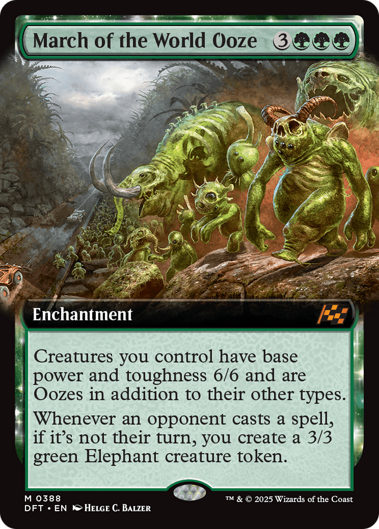 March of the World Ooze (Extended Art) [Aetherdrift] | Jomio and Rueliete's Cards and Comics