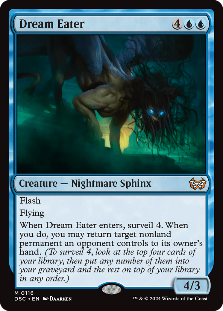 Dream Eater [Duskmourn: House of Horror Commander] | Jomio and Rueliete's Cards and Comics