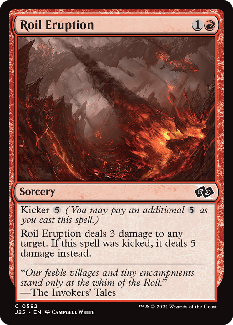 Roil Eruption [Foundations Jumpstart] | Jomio and Rueliete's Cards and Comics