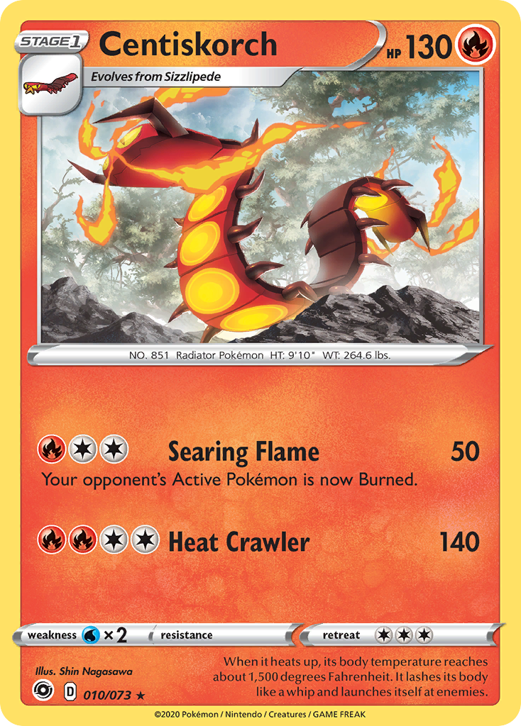 Centiskorch (010/073) [Sword & Shield: Champion's Path] | Jomio and Rueliete's Cards and Comics
