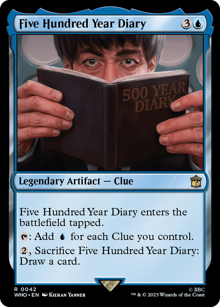 Five Hundred Year Diary [Doctor Who] | Jomio and Rueliete's Cards and Comics