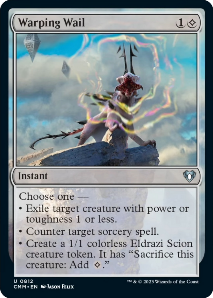 Warping Wail [Commander Masters] | Jomio and Rueliete's Cards and Comics