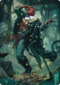 Tibalt, Cosmic Impostor Art Card [Kaldheim Art Series] | Jomio and Rueliete's Cards and Comics