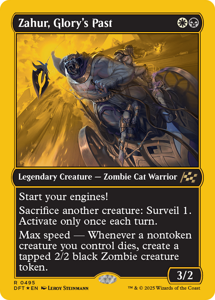 Zahur, Glory's Past (First-Place Foil) [Aetherdrift] | Jomio and Rueliete's Cards and Comics